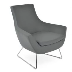 SohoConcept Rebecca Wire Sled Base Arm Chair Modern Living