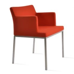 SohoConcept Modern Living Soho Metal Arm Chair