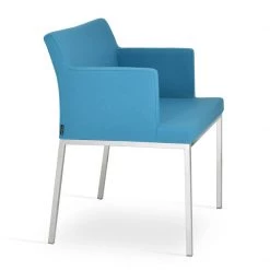 SohoConcept Modern Living Soho Metal Arm Chair