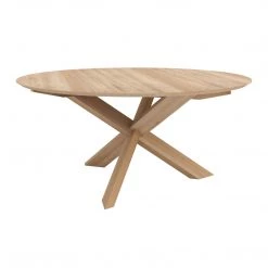 Ethnicraft Circle Oak Dining Table