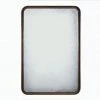 Ethnicraft Clear Edge Wall Mirror - Medium Aged - Mahogany