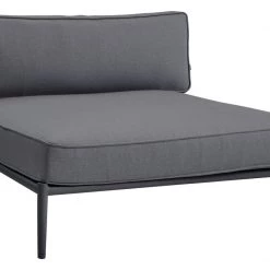 Cane-Line Conic Daybed Module In Grey AirTouch Cushion Set