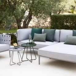 Cane-Line Conic Outdoor Lounge Chair In Light Grey AirTouch Cushion Set 11 Cane-Line Conic Outdoor Lounge Chair In Light Grey AirTouch Cushion Set