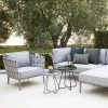 Cane-Line Conic Outdoor Lounge Chair In Grey AirTouch Cushion Set