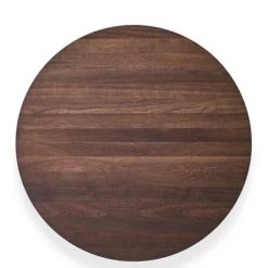 DK3 Corduroy Round Table With Fix Tabletop