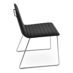 SohoConcept Modern Dining Corona Full Upholstery Handle Back Wire Dining Chair