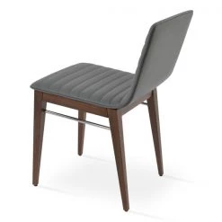 SohoConcept Modern Dining Corona Full Upholstery Wood Dining Chair