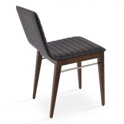 SohoConcept Modern Dining Corona Full Upholstery Wood Dining Chair