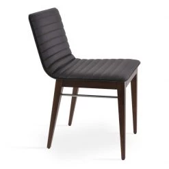 SohoConcept Modern Dining Corona Full Upholstery Wood Dining Chair