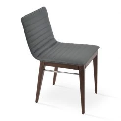 SohoConcept Modern Dining Corona Full Upholstery Wood Dining Chair
