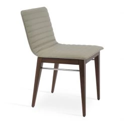 SohoConcept Modern Dining Corona Full Upholstery Wood Dining Chair