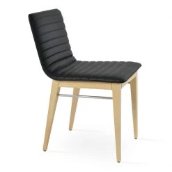 SohoConcept Modern Dining Corona Full Upholstery Wood Dining Chair