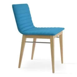 SohoConcept Modern Dining Corona Full Upholstery Wood Dining Chair