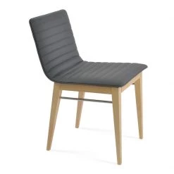 SohoConcept Modern Dining Corona Full Upholstery Wood Dining Chair