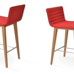 SohoConcept Corona Full Upholstery Wood Stools