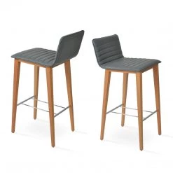 SohoConcept Corona Full Upholstery Wood Stools