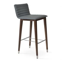 SohoConcept Corona Full Upholstery Wood Stools