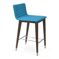 SohoConcept Corona Full Upholstery Wood Stools