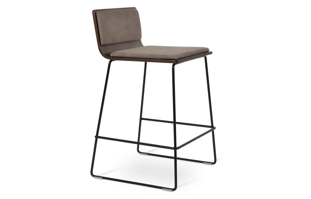SohoConcept Corona Handle Back Wire Counter Stool 27 SohoConcept Corona Handle Back Wire Counter Stool