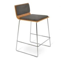 SohoConcept Corona Handle Back Wire Counter Stool 50 SohoConcept Corona Handle Back Wire Counter Stool