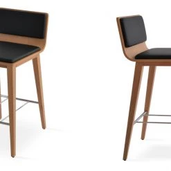 SohoConcept Corona Wood Bar Stool