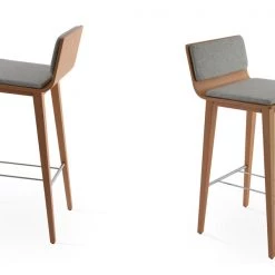 SohoConcept Corona Wood Counter Stool