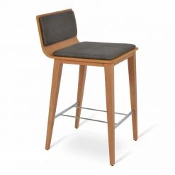 SohoConcept Corona Wood Counter Stool