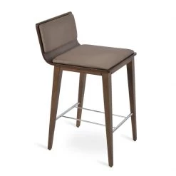 SohoConcept Corona Wood Counter Stool