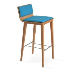 SohoConcept Corona Wood Counter Stool