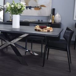 Nuevo Modern Dining Couture Wood Dining Table