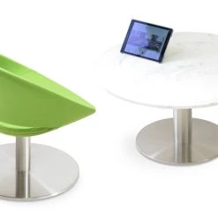 SohoConcept Crescent Large Seat Lounge Swivel Round Chair Modern Living