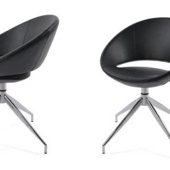 SohoConcept Crescent Spider Swivel Chair