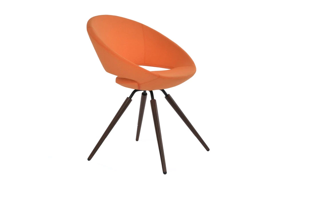 SohoConcept Crescent Carrot Swivel Dining Chair Modern Dining 3 SohoConcept Crescent Carrot Swivel Dining Chair Modern Dining