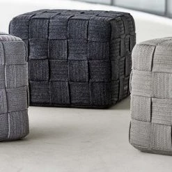 Cane-Line Cube Indoor Footstool