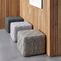 Cane-Line Cube Indoor Footstool