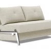 Innovation Modern Living Cubed Sofa Bed With Chrome Legs