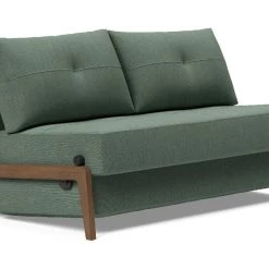 Innovation Cubed Sofa Bed With Dark Wood Legs Modern Living