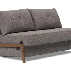 Innovation Cubed Sofa Bed With Dark Wood Legs Modern Living