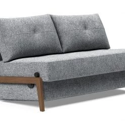 Innovation Cubed Sofa Bed With Dark Wood Legs Modern Living