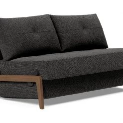Innovation Cubed Sofa Bed With Dark Wood Legs Modern Living