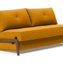 Innovation Cubed Sofa Bed With Dark Wood Legs Modern Living