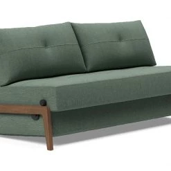 Innovation Cubed Sofa Bed With Dark Wood Legs Modern Living