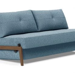Innovation Cubed Sofa Bed With Dark Wood Legs Modern Living
