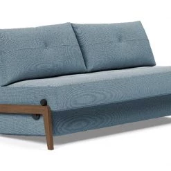 Innovation Cubed Sofa Bed With Dark Wood Legs Modern Living