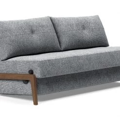 Innovation Cubed Sofa Bed With Dark Wood Legs Modern Living