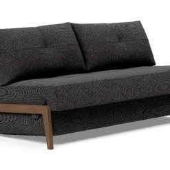 Innovation Cubed Sofa Bed With Dark Wood Legs Modern Living