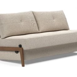Innovation Cubed Sofa Bed With Dark Wood Legs Modern Living