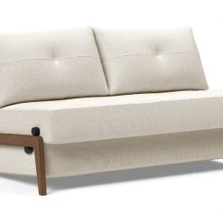 Innovation Cubed Sofa Bed With Dark Wood Legs Modern Living