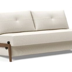 Innovation Cubed Sofa Bed With Dark Wood Legs Modern Living