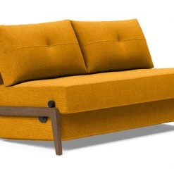 Innovation Cubed Sofa Bed With Dark Wood Legs Modern Living